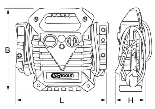 12 V startbooster  L