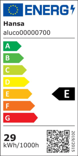 Hansa LED-plafondlamp Alu Connect met afstandsbediening  L