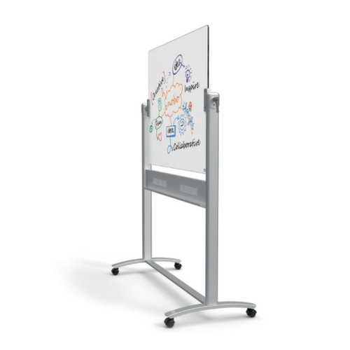 nobo Mobiel whiteboard, hoogte x breedte 1360 x 1800 mm  L