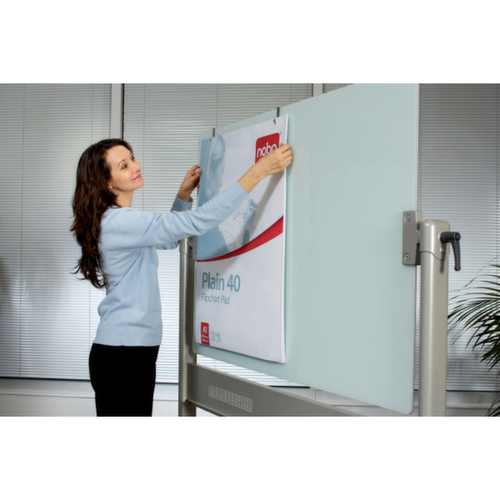 nobo Mobiel whiteboard, hoogte x breedte 1360 x 1800 mm  L