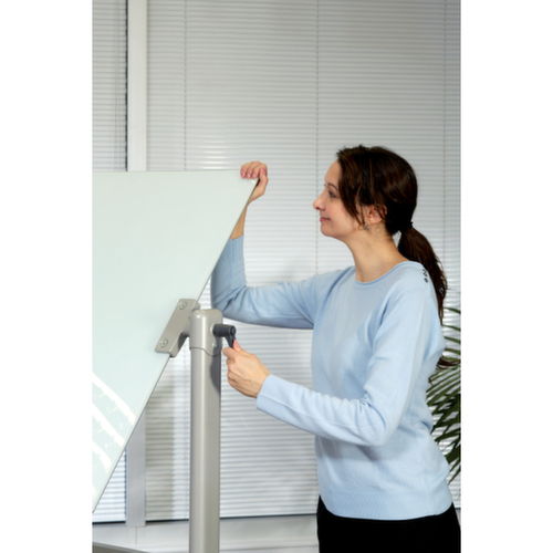 nobo Mobiel whiteboard, hoogte x breedte 1360 x 1800 mm  L