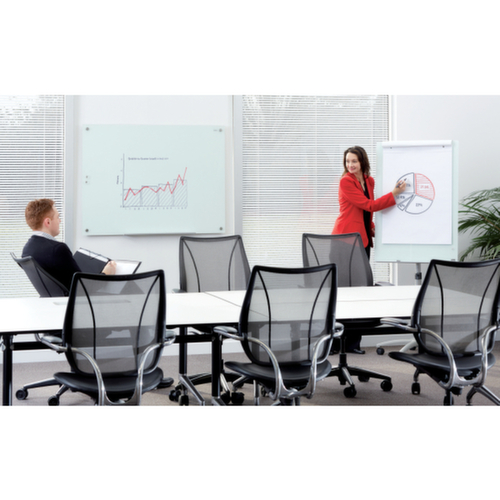 nobo Mobiel whiteboard, hoogte x breedte 1360 x 1800 mm  L