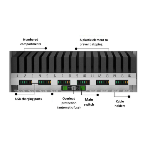 tabletwagen, RAL7035 lichtgrijs/RAL7035 lichtgrijs  L