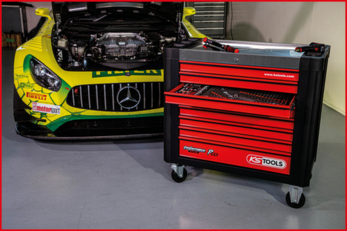 KS Tools Performanceplus workshop trolley set P25 with 660 tools for 8 drawers L