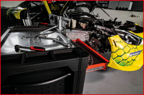 KS Tools Performanceplus workshop trolley set P25 with 660 tools for 8 drawers L