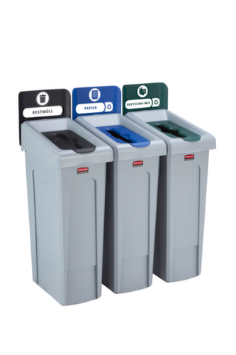 Rubbermaid Deksel Slim Jim® voor afvalbak  L