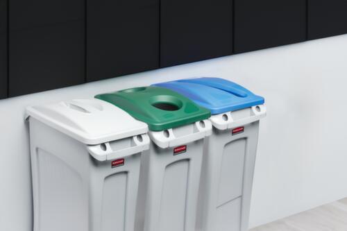 Rubbermaid Deksel Slim Jim® met greep voor afvalverzamelaar, grijs  L