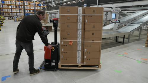 EP Zelfrijdende elektrische palletwagen XP15+, 1500 kg draagvermogen, polyurethaan/polyurethaan  L