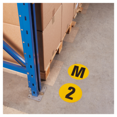 Letter W voor vloermarkering L