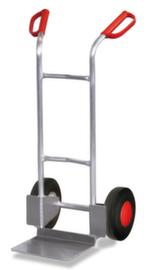 VARIOfit aluminium stapelsteekwagen, draagvermogen 150 kg, massief rubber banden