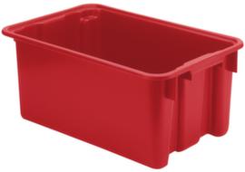 Draaistapelbak, rood, inhoud 45 l