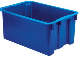 Draaistapelbak, blauw, inhoud 60 l