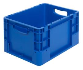 Industriële stapelbak, blauw, inhoud 25 l