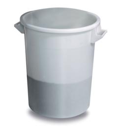 Ton vaatwasserbestendig, wit, 100 l, rond