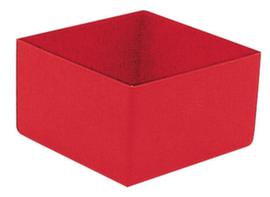 inzetbak, rood, lengte x breedte 108 x 108 mm