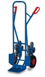 VARIOfit 5-ster trappensteekwagen, draagvermogen 200 kg, breedte schep 320 mm, lucht-banden