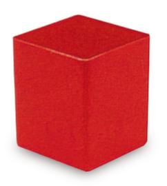 inzetbak, rood, lengte x breedte 54 x 54 mm