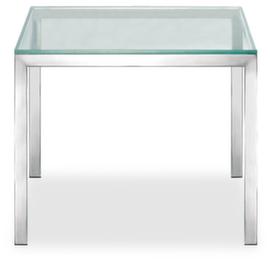 Nowy Styl Tafel met glazen blad, breedte x diepte 550 x 550 mm