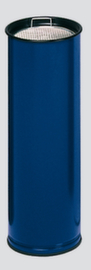 VAR Staande asbak H 66, RAL5010 gentiaanblauw