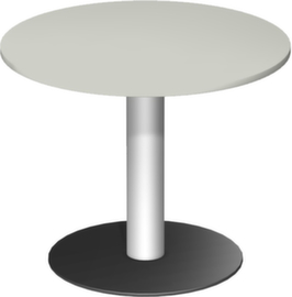 Gera Vergadertafel Basis, Ø 900 mm, plaat lichtgrijs