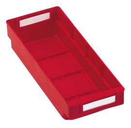 Kappes Extra platte stellingbak, rood, diepte 300 mm