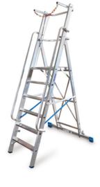 Krause Ladder STABILO® Professional met veiligheidsbeugel + leuning