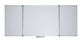 MAUL Whiteboard MAULstandard met 2 vleugels, hoogte x breedte 1000 x 1200 mm