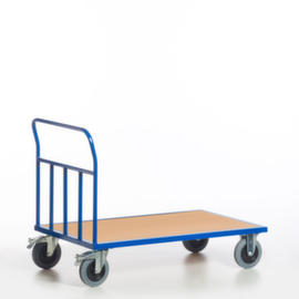 Rollcart Kopwandwagen van buismateriaal, draagvermogen 400 kg, laadvlak lengte x breedte 850 x 400 mm