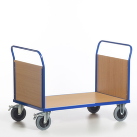 Rollcart Dubbele kopwandwagen, draagvermogen 500 kg, laadvlak lengte x breedte 850 x 500 mm