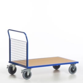 Rollcart Kopwandwagen van gaasmateriaal, draagvermogen 500 kg, laadvlak lengte x breedte 1000 x 600 mm