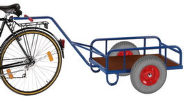 Rollcart Fietsaanhanger met leuning, draagvermogen 0,2 t, laadvlak lengte x breedte 790 x 435 mm