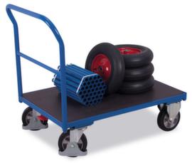 VARIOfit Duwbeugelwagen met anti-slip laadvlak, draagvermogen 1000 kg, laadvlak lengte x breedte 1000 x 700 mm