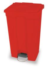 Pedaalemmer, 30 l, rood, deksel rood