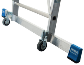 Krause Ladder STABILO® Professional met leuning aan twee zijden, 6 trede(n) met traanplaatprofiel