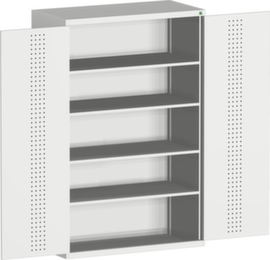 bott Systeemkast cubio met geperforeerde paneeldeuren, 2 lade(n)