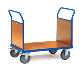 fetra Dubbele kopwandwagen MULTIVARIO, draagvermogen 400 kg, laadvlak lengte x breedte 850 x 500 mm