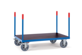 fetra Rongenwagen met anti-slip laadvlak, draagvermogen 1200 kg, laadvlak lengte x breedte 1000 x 700 mm