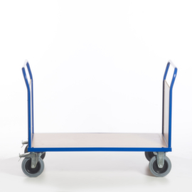 Rollcart Dubbele kopwandwagen, draagvermogen 600 kg, laadvlak lengte x breedte 1200 x 800 mm