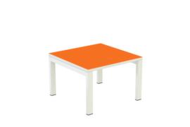 Paperflow Bijzettafel easyDesk, hoogte x breedte x diepte 400 x 600 x 600 mm, plaat oranje