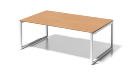 Bisley Vergadertafel en directiebureau Cito met sledeframe, breedte x diepte 2000 x 1200 mm, plaat beuken