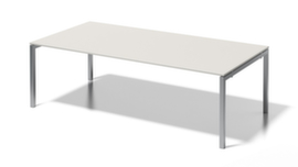 Bisley Vergadertafel en directiebureau Cito, breedte x diepte 2400 x 1200 mm, plaat grijswit