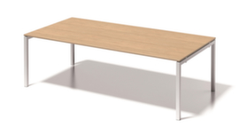 Bisley Vergadertafel en directiebureau Cito, breedte x diepte 2400 x 1200 mm, plaat esdoorn