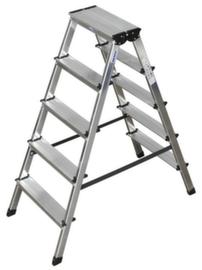 Krause Universele trapladder Dopplo, 2 x 5 trede(n) met traanplaatprofiel