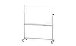 MAUL Mobiel draaibaar whiteboard MAULstandard, hoogte x breedte 1950 x 1950 mm