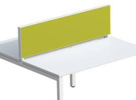 Paperflow Tafelscheidingswand, hoogte x breedte 330 x 1200 mm, wand groen