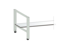 Legbord diepte 300 mm voor werktafel, breedte x diepte 1000 x 300 mm