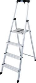 Krause Universele trapladder, 4 trede(n) met traanplaatprofiel