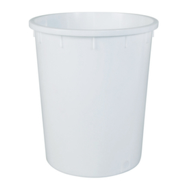 Ton vaatwasserbestendig, wit, 150 l, rond