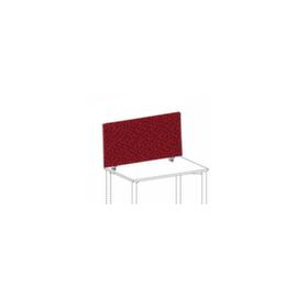 Gera Geluiddempende tafelscheidingswand Pro, hoogte x breedte 400 x 1000 mm, wand rood