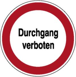 Verbodsbord combinatie SafetyMarking® "Doorgang verboden, wandbord, standaard